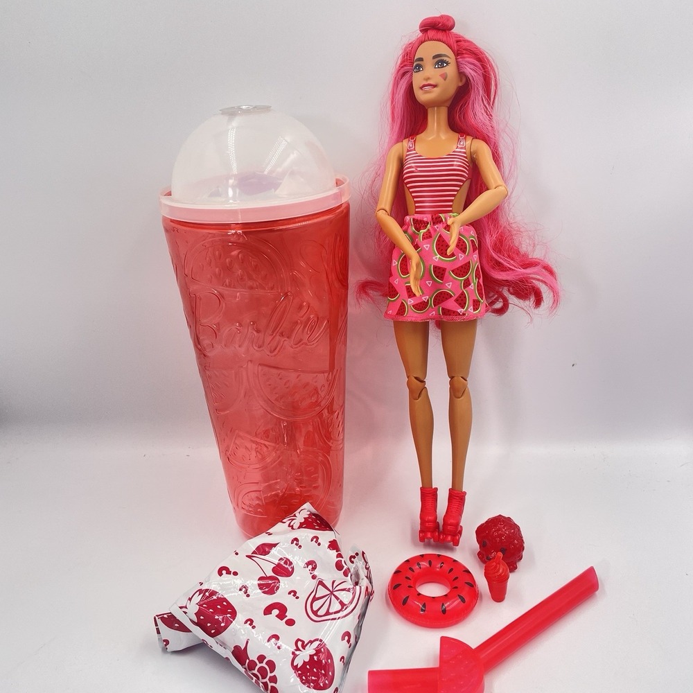 Barbie Pop Reveal Fruit Series Watermelon Crush Doll With All Accessories